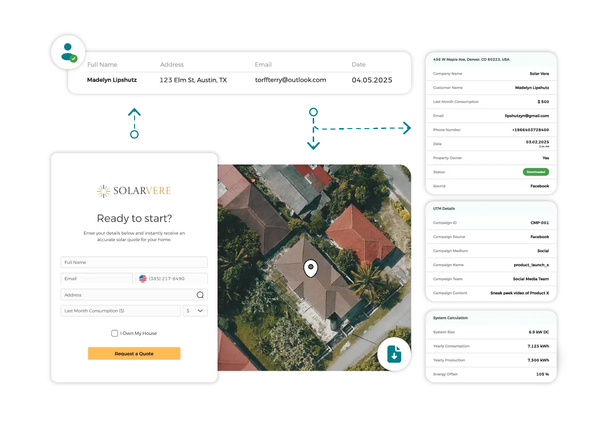 Capture Only Real, Verified Solar Leads